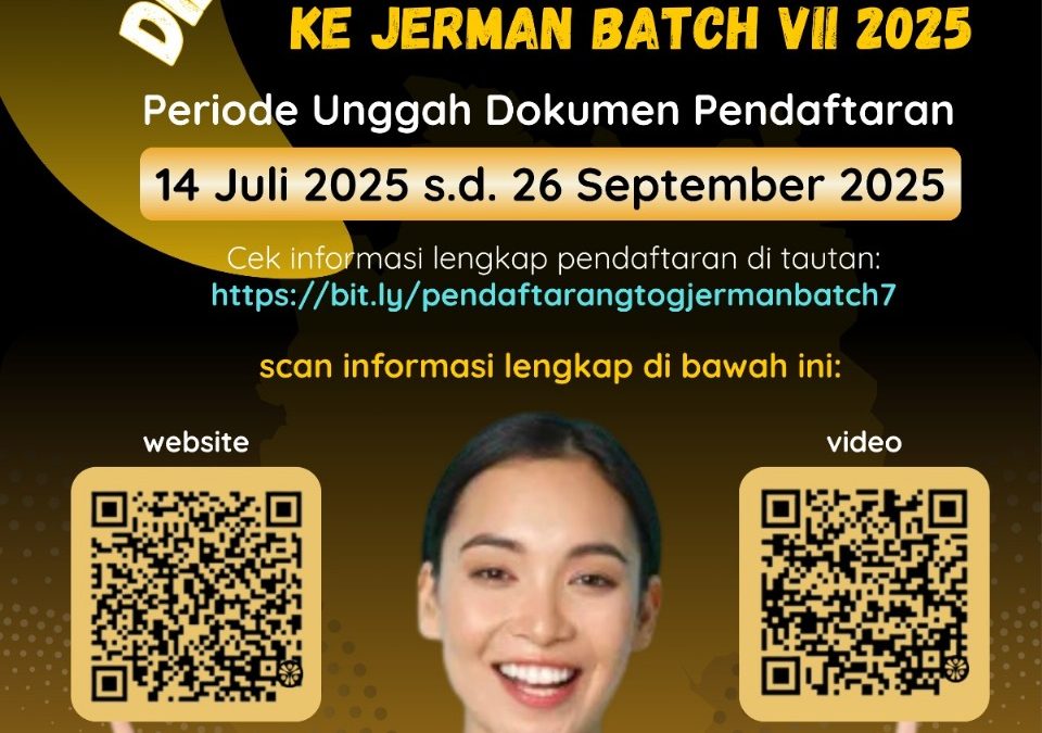 PENDAFTARAN PROGRAM G TO G PERAWAT KE JERMAN BATCH VII TAHUN 2025