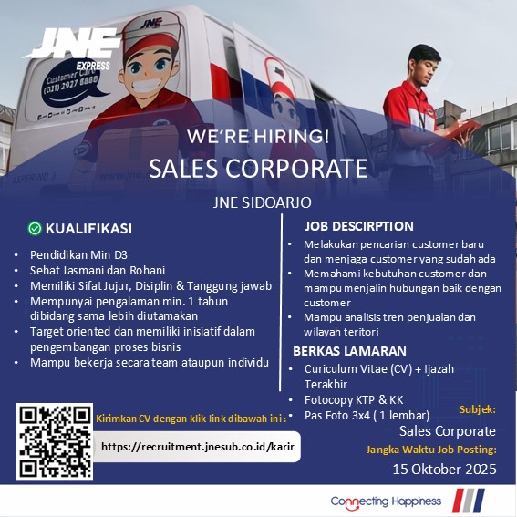 Sales Corporate JNE